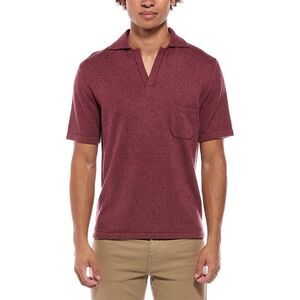 Isaia Mens  Silk & Cashmere-Blend Polo Sweater